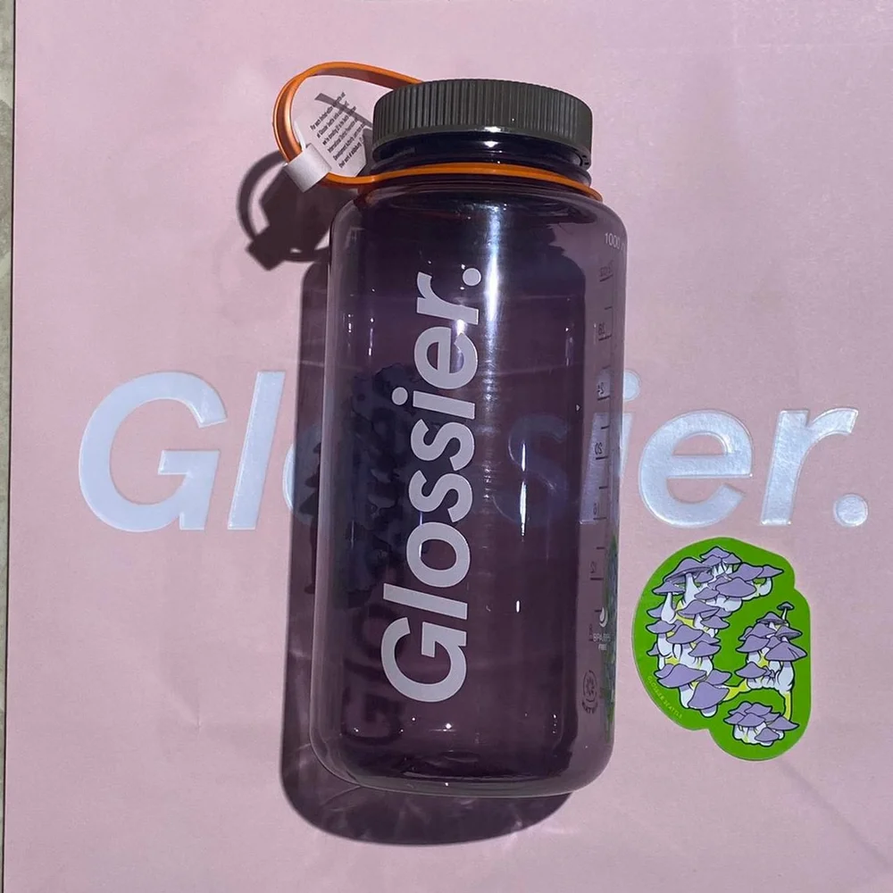 Glossier Seattle Water Bottle NWT